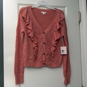 Peach colored sweater